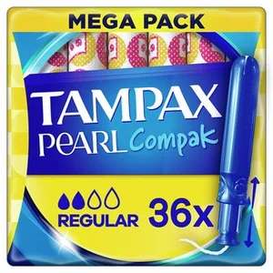 Compak Pearl Tampones con Aplicador Regular Tampax