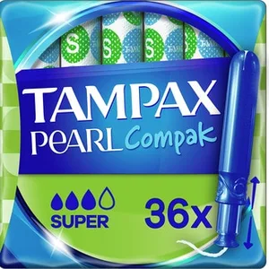 Compak Pearl Tampones con Aplicador Súper Tampax