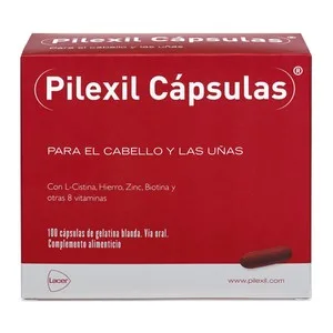 Pilexil Complemente Alimenticio para el Tratamiento de la Caida del Cabello Pilexil 100 Cápsulas. 100 UD
