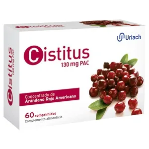 Cistitus Complemento Alimenticio a Base de Concentrado de Árandano Rojo Cistitus 60 Comprimidos.