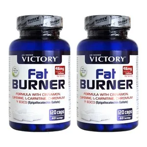 Weider Complemento Alimenticio en Cápsulas a Base de Plantas, L-carnitina y Cromo Pack Duo (2 X 120 Cap.) 2 UD