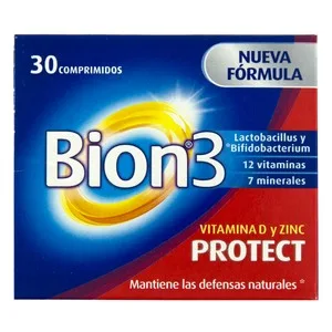 Bion 3 Complemento Alimenticio que Ayuda a Mantener las Defensas Naturales del Organismo Bion 3 Protect 30 Uds.