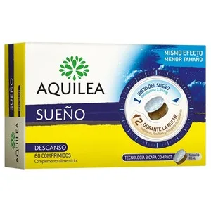 Aquilea Complemento Alimenticio que Favorecen la Aparición del Sueño de Calidad Aquilea Sueño 60 Uds. 54 G