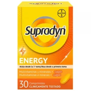 Complemento Vitamínico con Coenzima Q10 Supradyn Activo Bayer 30 Ud.