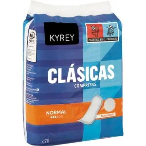 Compresa Clásica Normal 20 u