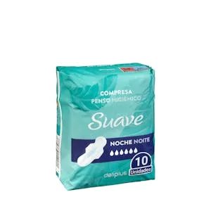 Compresa con Alas Noche Deliplus Suave 1 UD