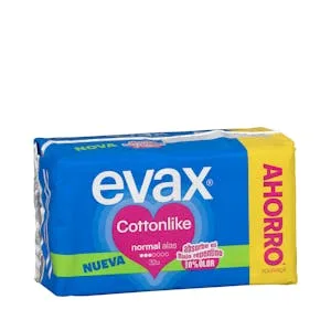 Compresa con Alas Normal Evax Cotton Like 1 UD