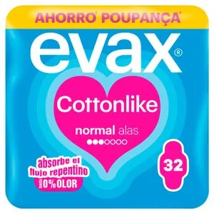 Compresa Cottonlike Normal Alas 32 u
