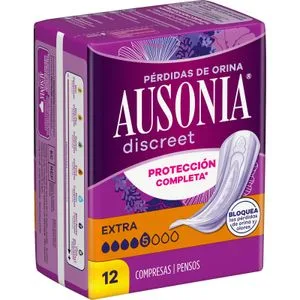 Compresa Incontinencia Discreet Extra 12 u