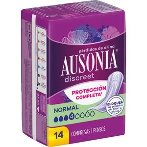 Compresa Incontinencia Discreet Normal 14 u