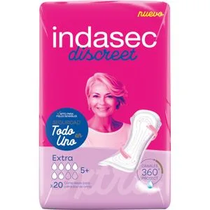 Compresa Incontinencia Extra Discreet 20 u