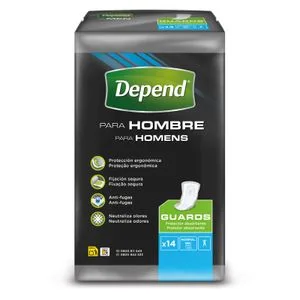 Compresa  Incontinencia Masculina Normal 14 u