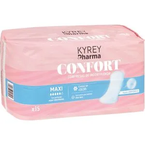 Compresa Incontinencia Maxi 15 u