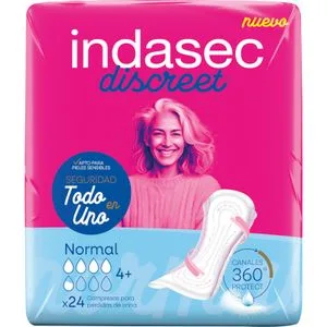 Compresa Incontinencia Normal Discreet 24 u