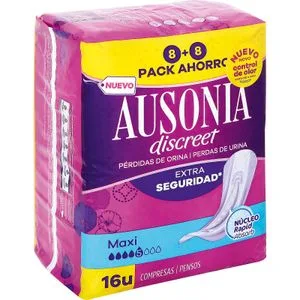 Compresa Maxi Discreet 16 u