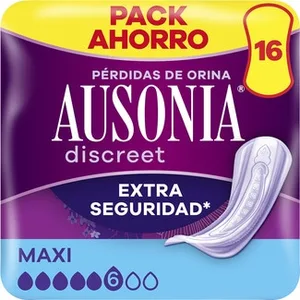 Compresa Maxi para Pérdidas de Orina + 8 Uinidades Ausonia Discreet