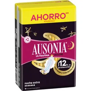 Compresa Noche Extra Alas 18 u