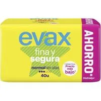 Compresa Normal Evax F&s, Paquete 40 Uds