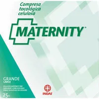 Compresa Postparto de Celulosa Maternity, Paquete 25 Unid.