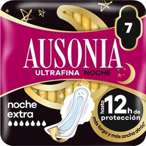 Compresa Ultrafina con Alas Noche Extra Ausonia