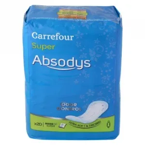 Compresas Incontinencia Super Absodys Carrefour 20 Ud.