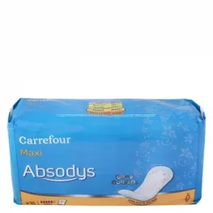 Compresas para Incontinencia de Orina Maxi Absodys Carrefour 16 Ud.