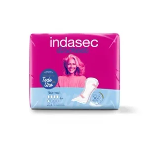 Compresas para Incontinencia Normal Discreet Indasec 24 Ud.