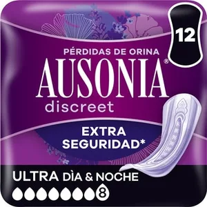 Compresas para Pérdidas de Orina Ultra Dia & Noche Ausonia Discreet