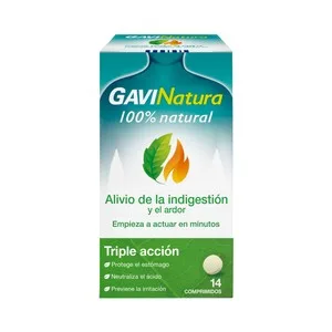 Gavinatura Comprimidos Naturales con Triple Acción, para el Alivio de la Indigestión y el Ardor Gavinatura 14 Uds.