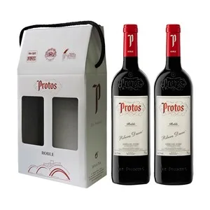 Protos  Estuche con 2 Botellas de Vino Tinto Roble con D.o. Ribera del Duero. 2 UD