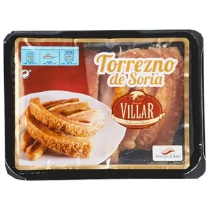Villar Bandeja con Torreznos de Soria Precocinados Villar 230 G.
