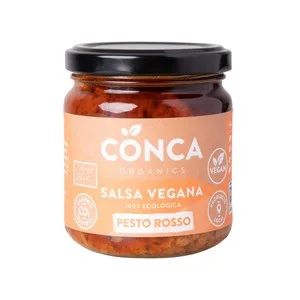 Conca Organics Salsa Pesto Rosso, Vegana  185 G.
