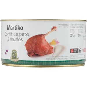 Confit de Pato 2 Muslos sin Gluten Martiko