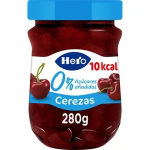 Confitura de Cerezas 0% Azúcares Añadidos  Hero 280 G
