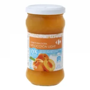 Confitura de Melocotón Categoría Extra Light Carrefour 300 G.