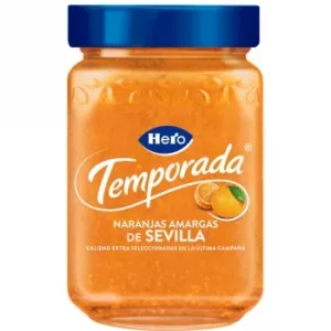 Confitura de Naranja Amarga Temporada Hero sin Gluten 365 G.