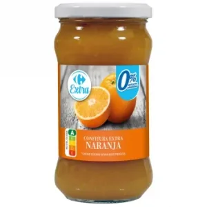 Confitura de Naranja Carrefour Extra sin Azúcar Añadido 300 G.