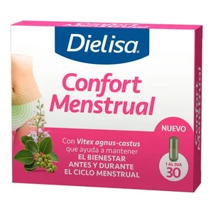 Dielisa Confort Menstrual Extracto Seco de Sauzgatillo, Vitamina B6 y Minerales 30 Uds. 230 ML