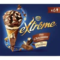 Cono 3 Chocolates Extreme, 6 Uds., Caja 432 G