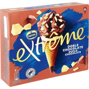 Cono Extreme Doble Chocolate Pack 6 444 Gr