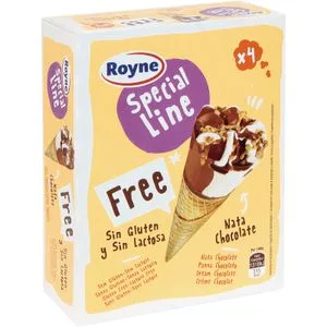 Cono Nata-chocolate X4 sin Gluten/lactosa 320 Gr