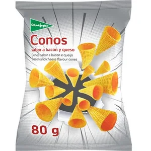 Conos de Maíz Sabor a Bacon y Queso el Corte Ingles