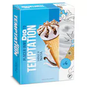Conos de Nata Dia Temptation 4 X 68 G