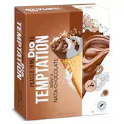 Conos de Nata y Chocolate Dia Temptation 4 X 68 G