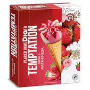 Conos de Nata y Fresa Dia Temptation 4 X 68 G