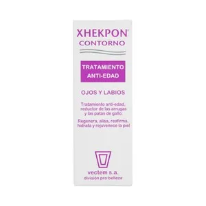 Xhekpon Contorno Ojos, Tratamiento Antiedad, Reductor de Arrugas y Patas de Gallo Xhekpon 15 Ml.