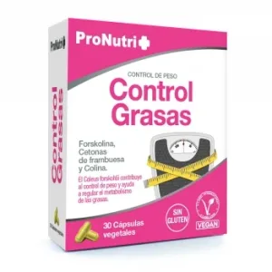 Control de las Grasas Pronutri sin Gluten 30 Ud.