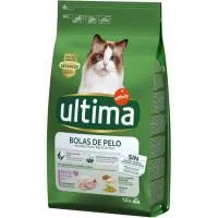 Control Bolas de Pelo para Gato Ultima, Saco 1,5 Kg