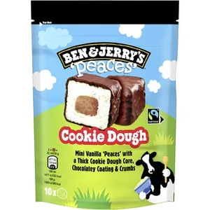 Cookie Dough Helados Peaces 10 Unidades Bolsa 150 Ml BEN & Jerry's
