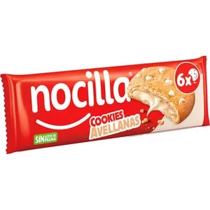 Cookies Rellenas de Nocilla Blanca sin Aceite de Palma 6 Unidades Nocilla